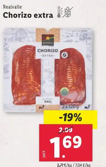 Lidl Chorizo extra oferta