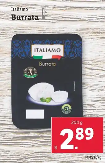 Lidl Burrata oferta