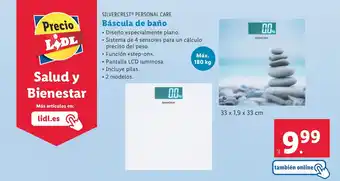 Lidl Báscula de baño oferta
