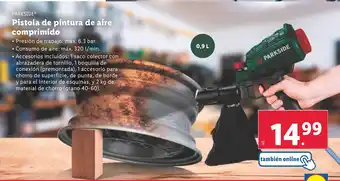 Lidl Pistola de pintura de aire comprimido oferta