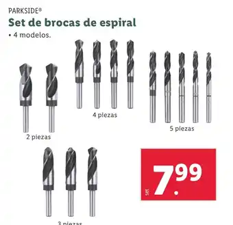 Lidl Set de brocas de espiral oferta