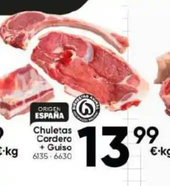 Family Cash Chuletas Cordero + Guiso 6135-6630 oferta
