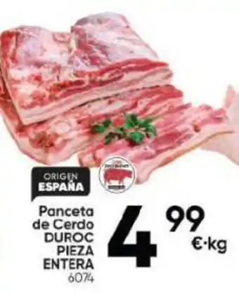 Family Cash Panceta de Cerdo DUROC PIEZA ENTERA 6074 oferta