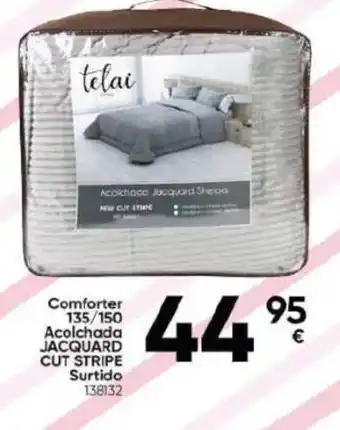 Family Cash Comforter 135/150 Acolchada JACQUARD CUT STRIPE Surtido 138132 oferta