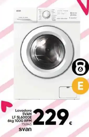 Family Cash Lavadora SVAN LF SL6000E 6kg 1000 RPM 736945 svan oferta