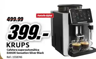 MediaMarkt Cafetera superautomática EA910E Sensation Silver Black oferta