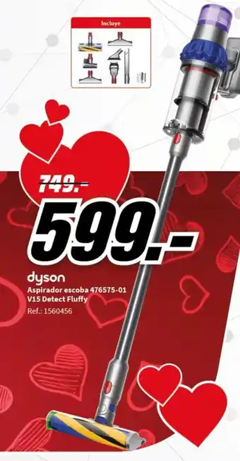 MediaMarkt Aspirador escoba 476575-01 V15 Detect Fluffy Ref.: 1560456 oferta