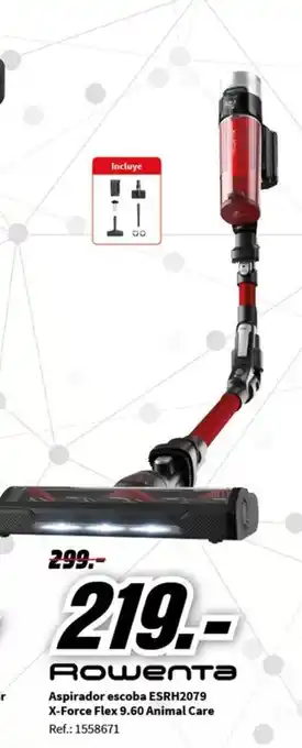 MediaMarkt Aspirador escoba ESRH2079 X-Force Flex 9.60 Animal Care Ref.: 1558671 oferta