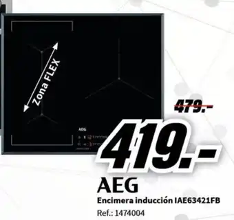 MediaMarkt Encimera inducción IAE63421FB Ref.: 1474004 oferta