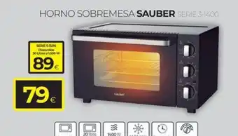 Tien 21 HORNO SOBREMESA SAUBER SERIE 3-1400 oferta