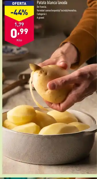 ALDI Patata blanca lavada oferta