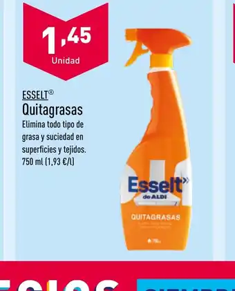ALDI Quitagrasas oferta