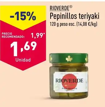 ALDI Pepinillos teriyaki oferta