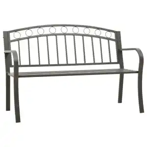 Brico Depôt vidaXL banco de jardín acero gris 120 cm oferta