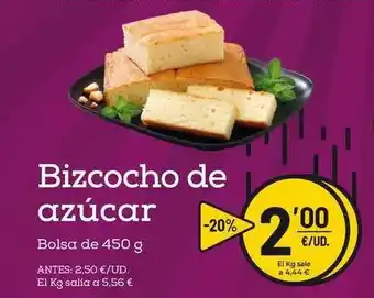 AhorraMas Bizcocho De Azúcar 450g oferta