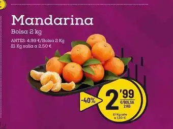 AhorraMas Mandarina 2kg oferta