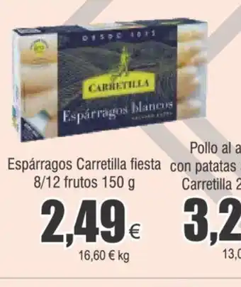 FROIZ Espárragos Carretilla fiesta oferta