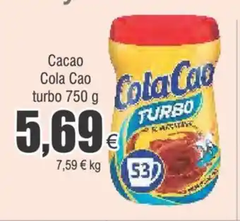 FROIZ Cacao Cola Cao turbo 750 g oferta