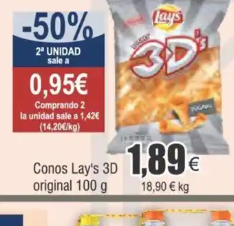 FROIZ Conos Lay's 3D original 100 g oferta