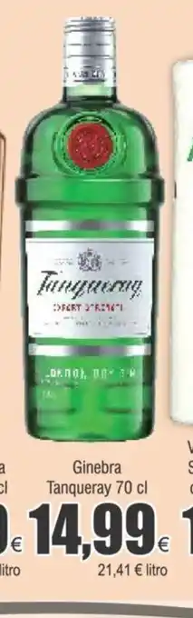 FROIZ Ginebra Tanqueray 70 cl oferta