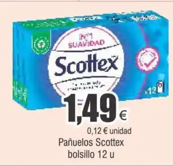 FROIZ Pañuelos Scottex bolsillo 12 u oferta