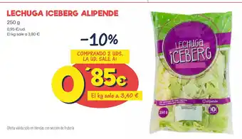AhorraMas LECHUGA ICEBERG ALIPENDE oferta