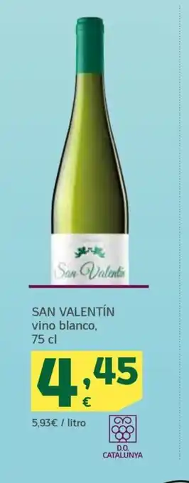 HiperDino SAN VALENTÍN vino blanco, oferta