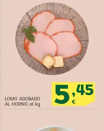HiperDino LOMO ADOBADO AL HORNO, el kg oferta