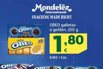 HiperDino OREO galletas oferta