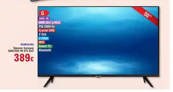 FROIZ Televisor Samsung 50AU7025 4K STV Slim oferta