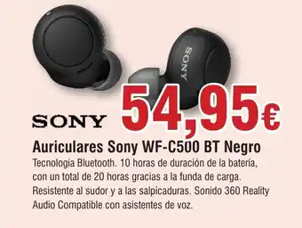 FROIZ Auriculares Sony WF-C500 BT Negro oferta