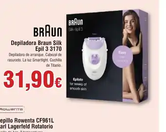 FROIZ Depiladora Braun Silk Epil 3 3170 oferta