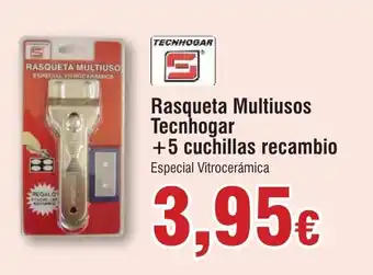 FROIZ Rasqueta Multiusos Tecnhogar +5 cuchillas recambio oferta