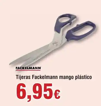 FROIZ Tijeras Fackelmann mango plástico oferta