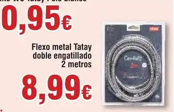 FROIZ Flexo metal Tatay doble engatillado 2 metros oferta