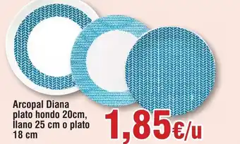 FROIZ Arcopal Diana plato hondo 20cm, İlano 25 cm o plato 18 cm oferta