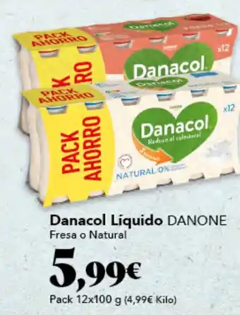 Gadis Danacol Líquido DANONE Fresa o Natural oferta