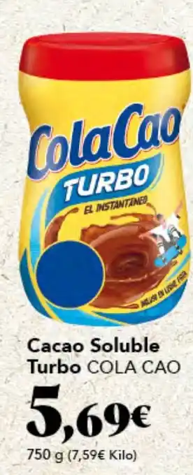 Gadis Cacao Soluble Turbo COLA CAO oferta