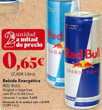 Gadis Bebida Energética RED BULL oferta