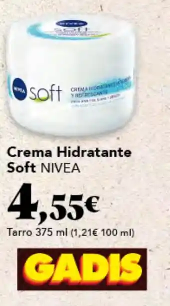 Gadis Crema Hidratante Soft NIVEA oferta