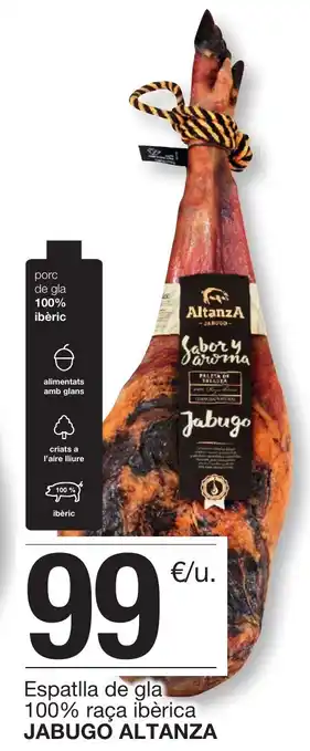 BonpreuEsclat Espatlla d'enceball 50% raça ibèrica AZUAGA oferta