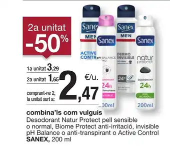 BonpreuEsclat combina'ls com vulguis SANEX oferta