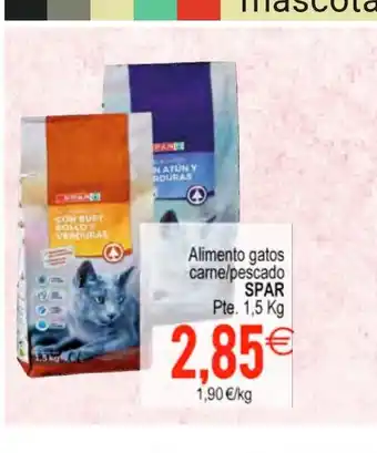 Plenus Supermercados Alimento gatos carne/pescado oferta