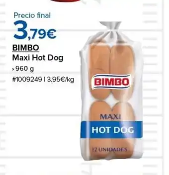 Costco BIMBO Maxi Hot Dog oferta