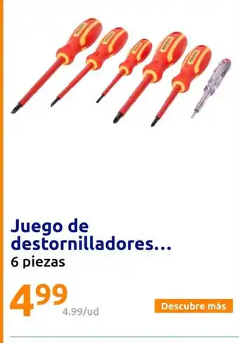 Action Juego de destornilladores oferta