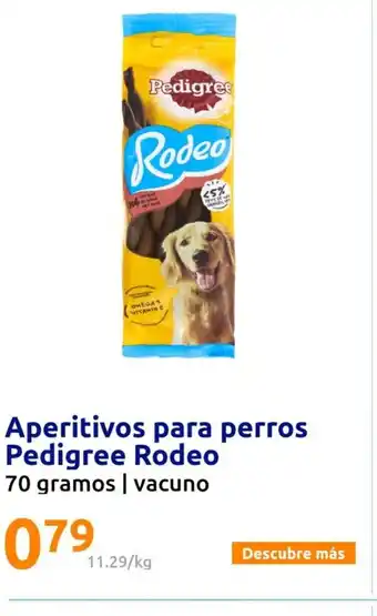 Action Aperitivos para perros Pedigree Rodeo oferta