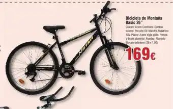 FROIZ Bicicleta de Montaña Basic 26" oferta