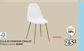 JYSK SILLA DE COMEDOR TINGLEV oferta