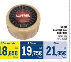Makro Queso de oveja mini BOFFARD oferta