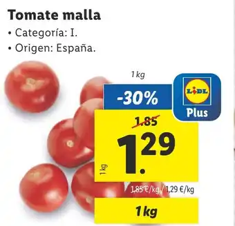 Lidl Tomate malla oferta